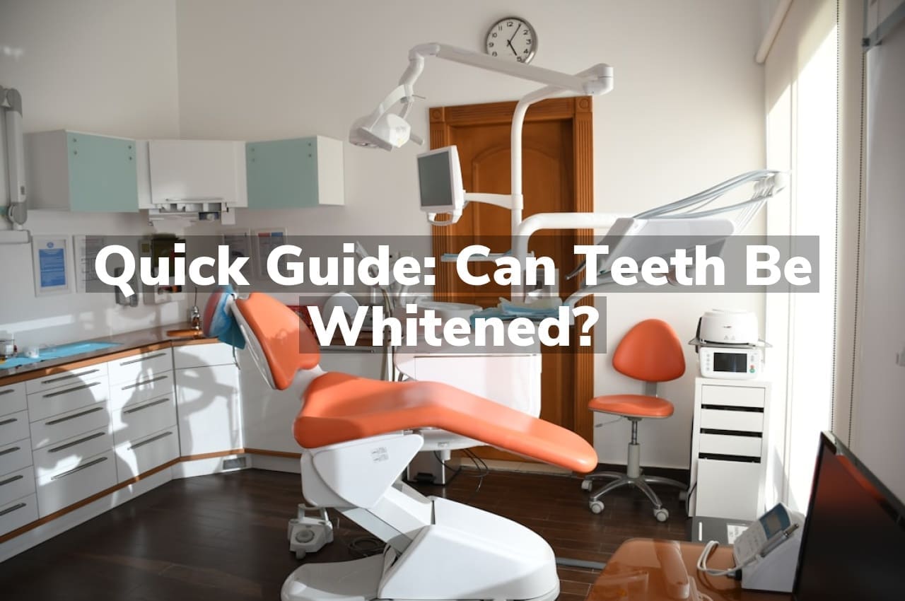 Quick Guide: Can Teeth Be Whitened?